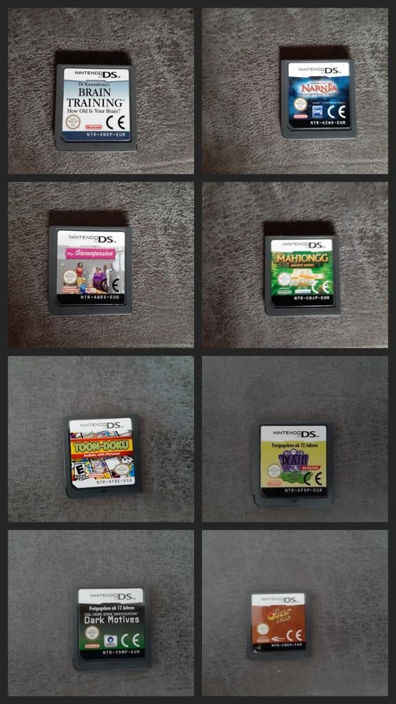 8 Nintendo DS games, Spelcomputers en Games, Games | Nintendo DS, Gebruikt, Avontuur en Actie, 1 speler, Vanaf 3 jaar, Ophalen of Verzenden