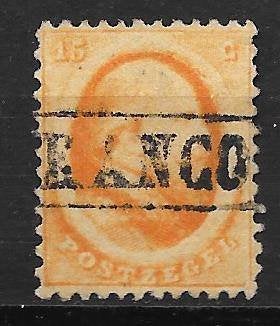 Nvph 6 gebruikt cw 120,00 C, Ophalen of Verzenden