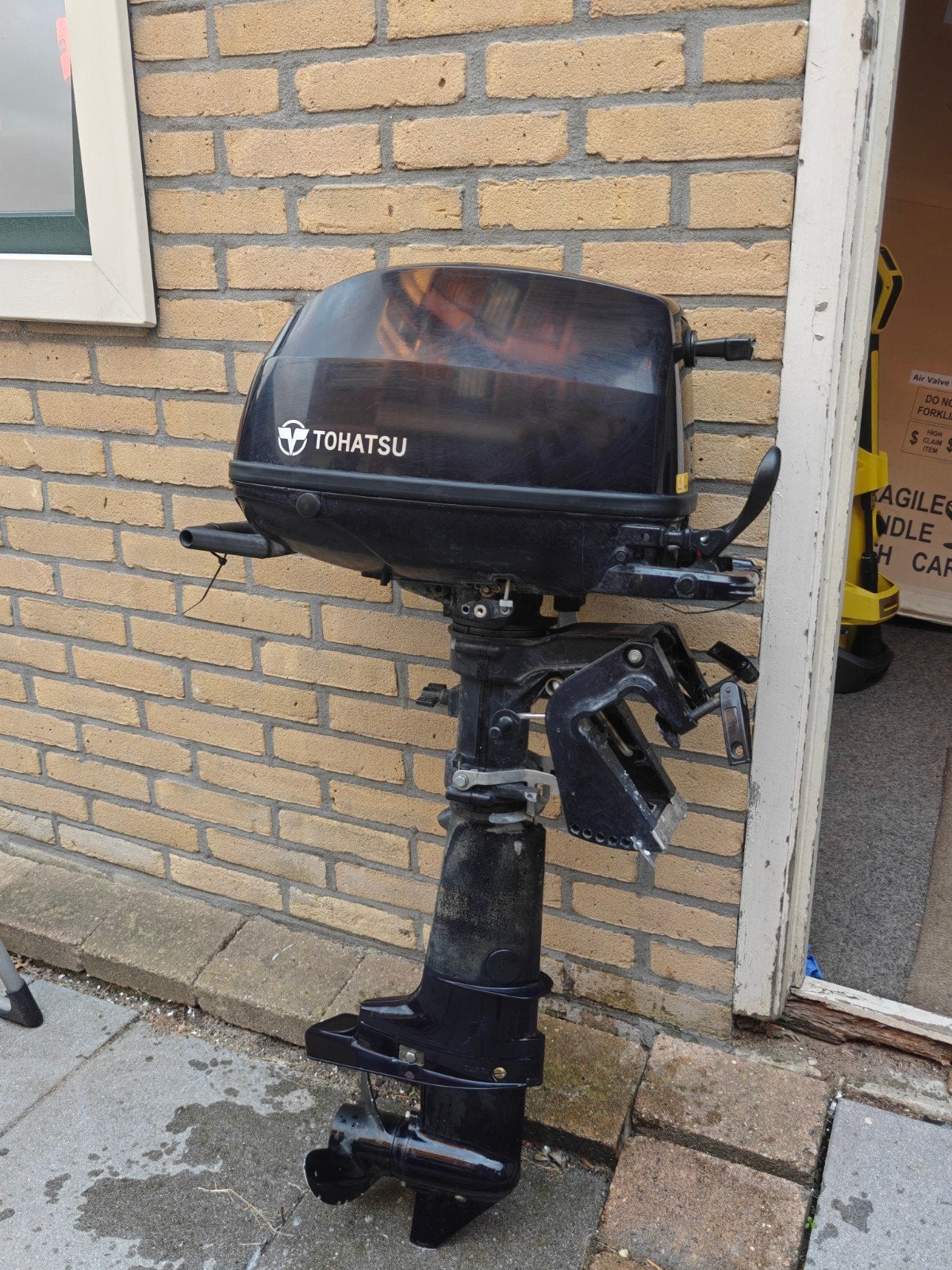 tohatsu buitenboordmotor 6 pk, Ophalen, 5 tot 10 pk, Zo goed als nieuw, Buitenboordmotor