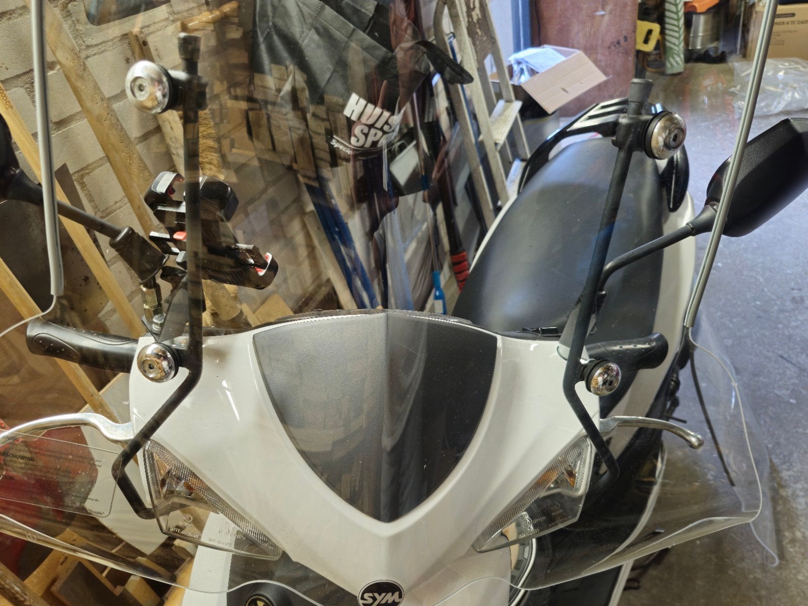 Windscherm steunen Sym scooter, Fietsen en Brommers, Brommeronderdelen | Scooters, Ophalen of Verzenden, Nieuw, Overige typen