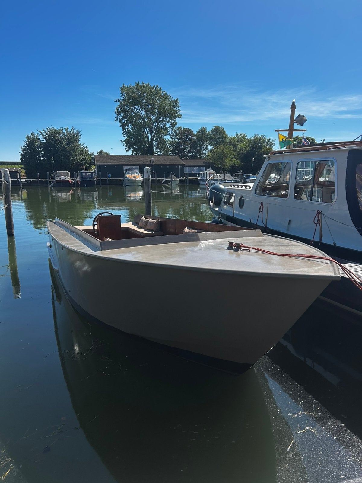 Mooie open sloep met mercedes inboard motor, Ophalen, Zo goed als nieuw, Antifouling