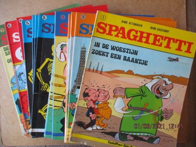 adv4006 spaghetti 3, Eén stripboek, Ophalen, Gelezen