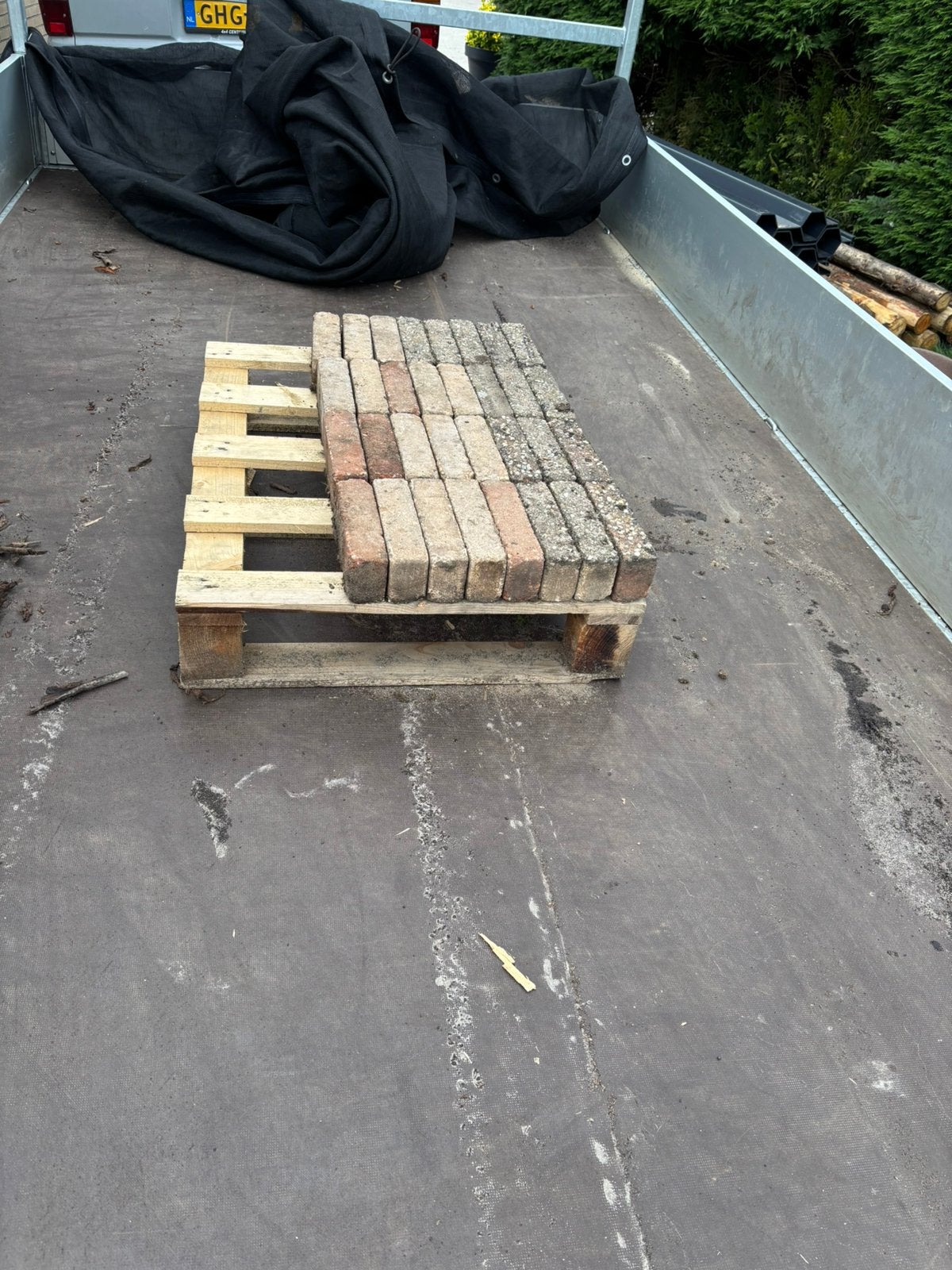 Betonklinkers, Tuin en Terras, Tegels en Klinkers, Ophalen, Gebruikt, Beton, Klinkers