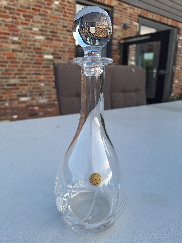 Toscaanse loodkristal karaf, Ophalen