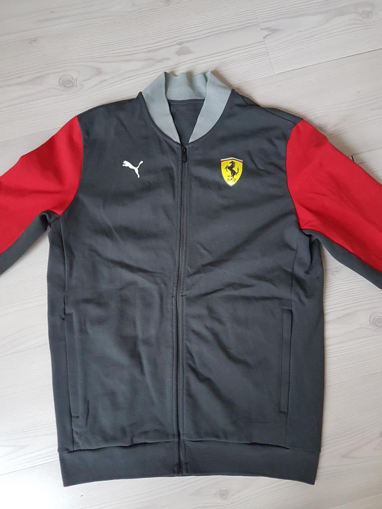 Ferrari Puma heren casual vest in size small, Ophalen of Verzenden, Zo goed als nieuw, Maat 46 (S) of kleiner, Grijs