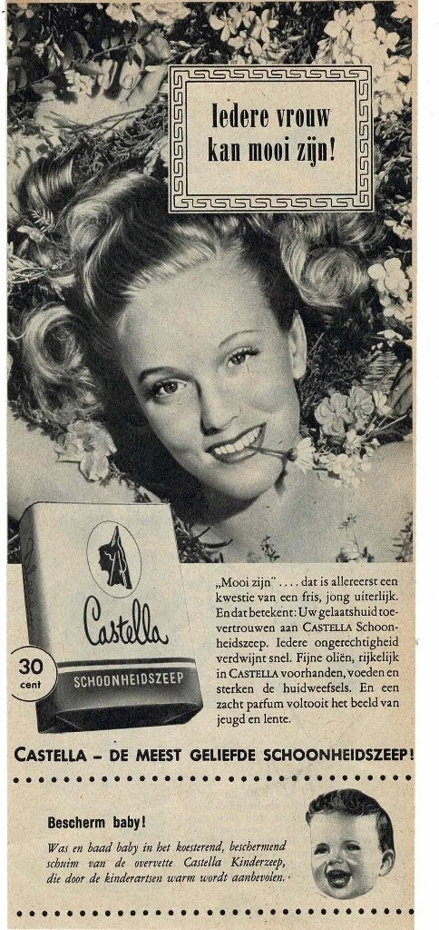 Mooi zijn, fris en jong van uiterlijk dan CASTELLA ZEEP 1950, Verzenden, Zo goed als nieuw, Overige typen