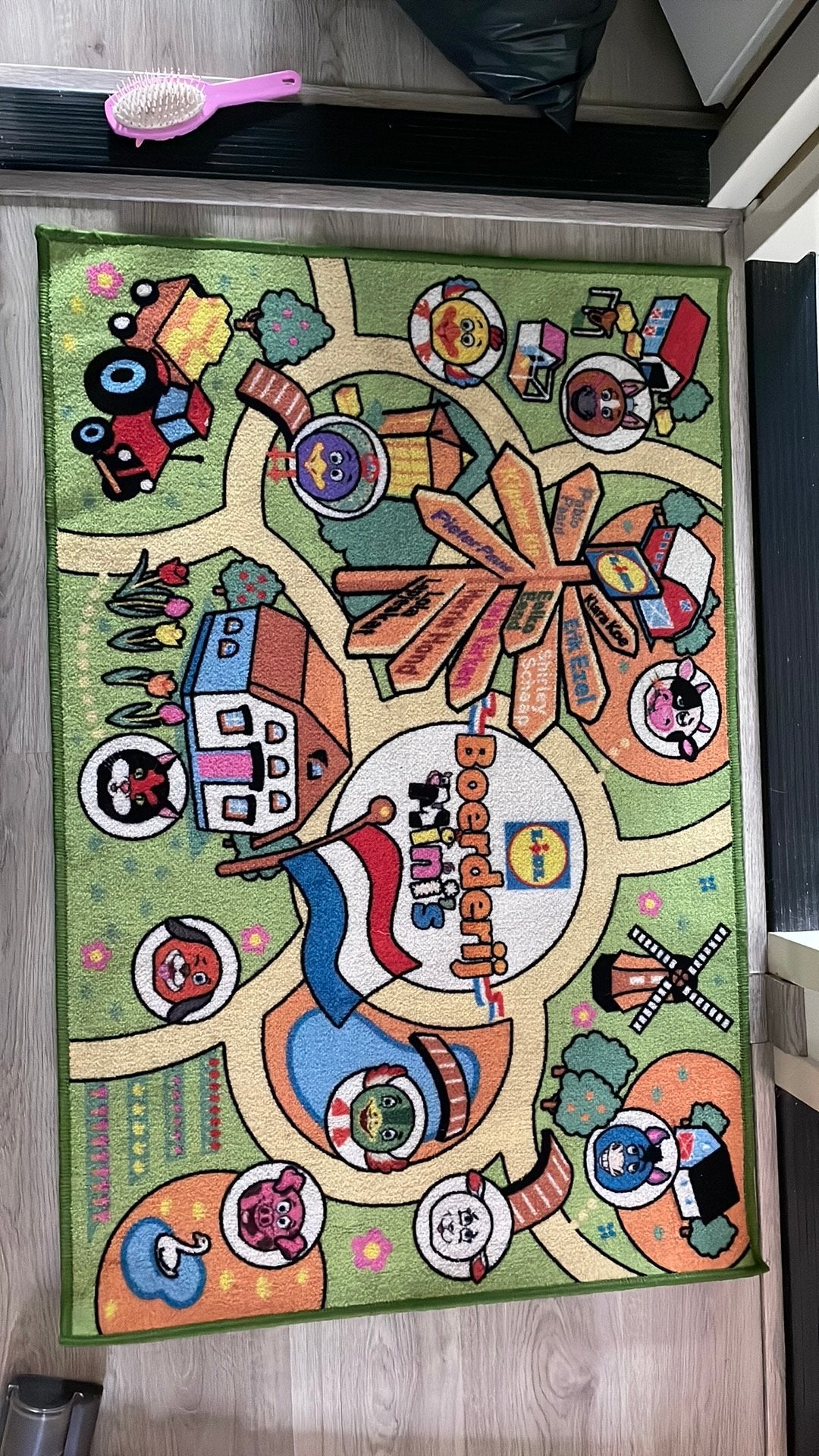 Vloerkleed boerderij mini”s, Ophalen, Vierkant