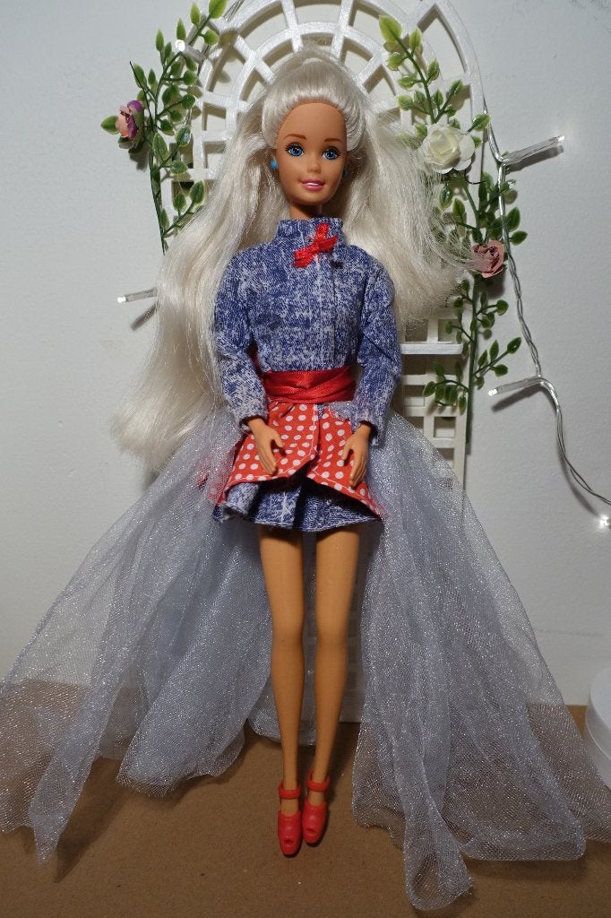 "Denim Dentista" - Custom re-style Dentista (Mattel, 1997), Ophalen of Verzenden, Gebruikt, Pop