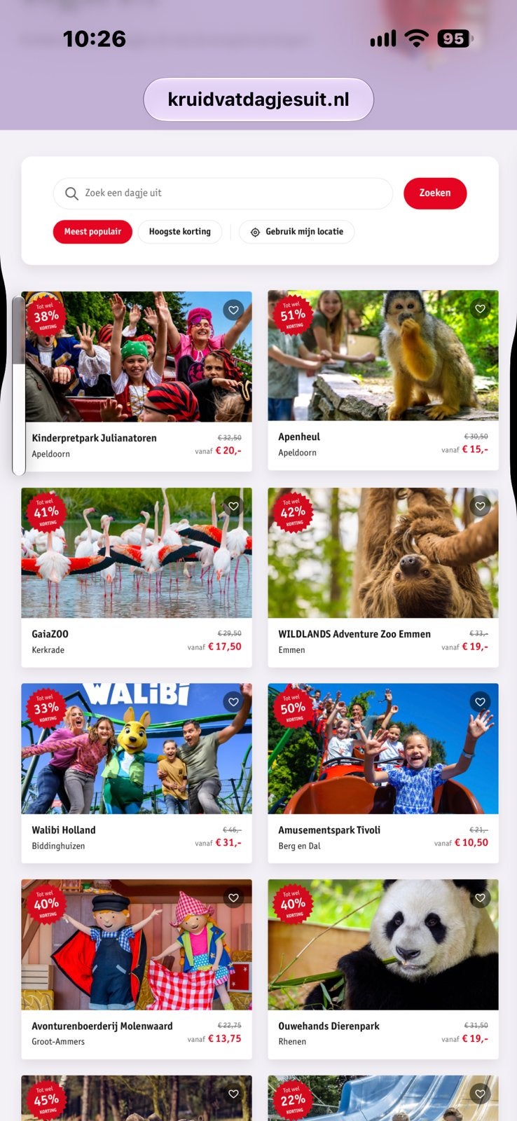 Voucher voor korting dagje uit Kruidvat - 5 euro, Drie personen of meer, Kortingsbon