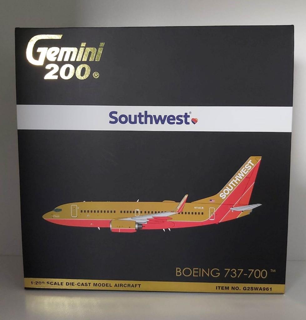 GeminiJets200 Southwest Airlines B737-700 G2SWA961, Verzamelen, Ophalen of Verzenden, Nieuw, Schaalmodel
