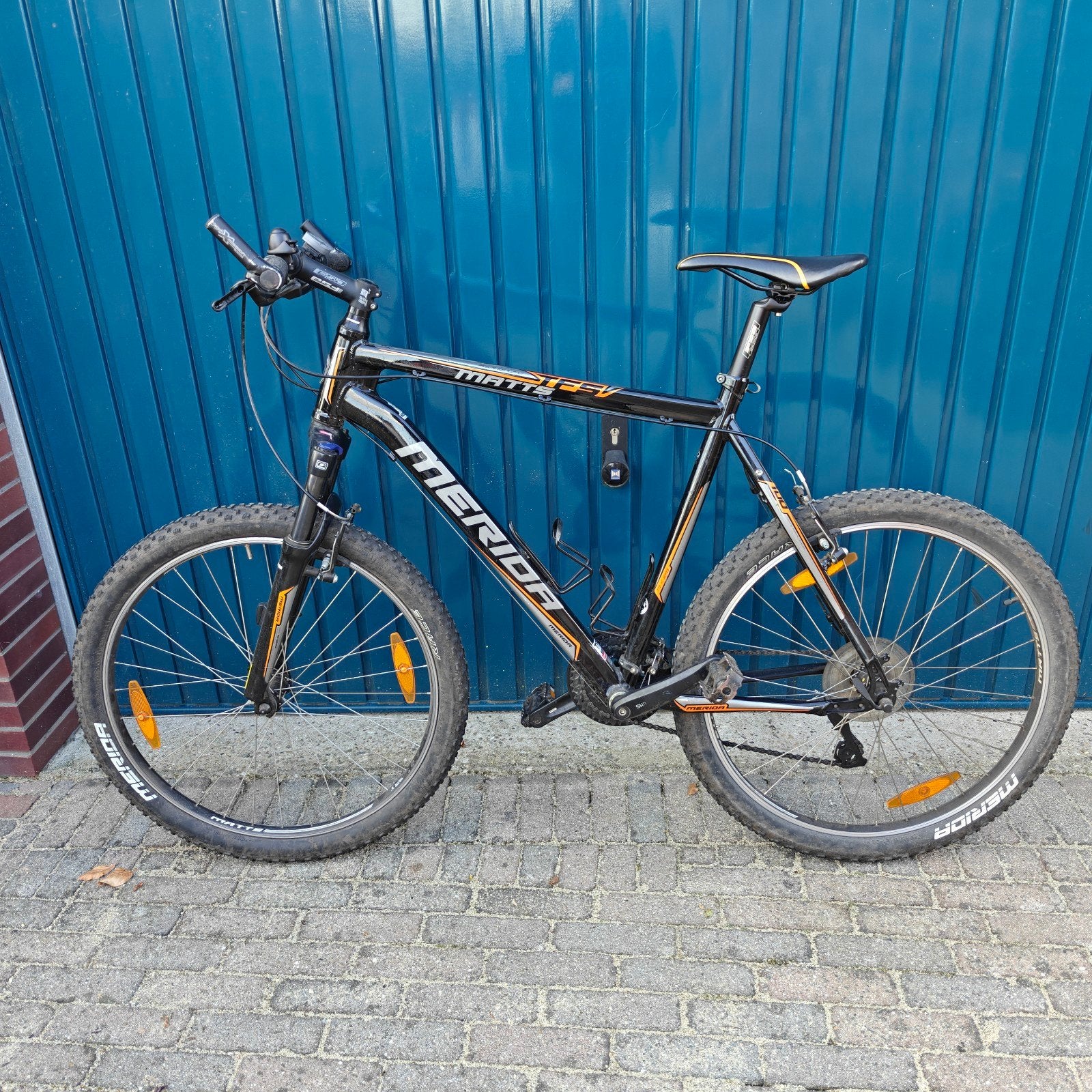 Merida Matts Mountainbike - Zwart/Oranje, Fietsen en Brommers, Fietsen | Mountainbikes en ATB, Gebruikt, Hardtail, Merida, 49 tot 53 cm