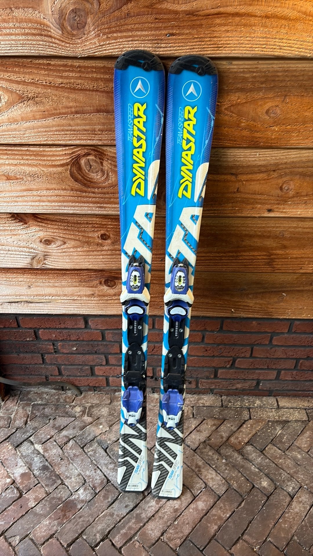 Dynastar Team Speed kinderski’s 120 cm, Sport en Fitness, Overige merken, 100 tot 140 cm, Ophalen of Verzenden, Zo goed als nieuw