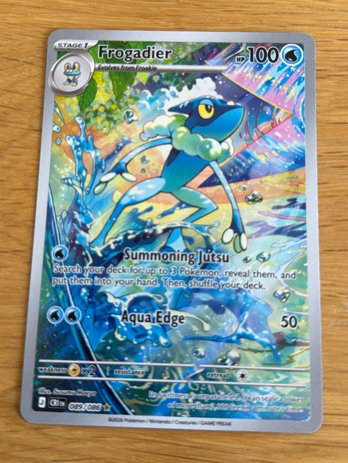 Frogadiee 089/086 - Chaos Rising, Ophalen of Verzenden, Zo goed als nieuw, Losse kaart, Foil