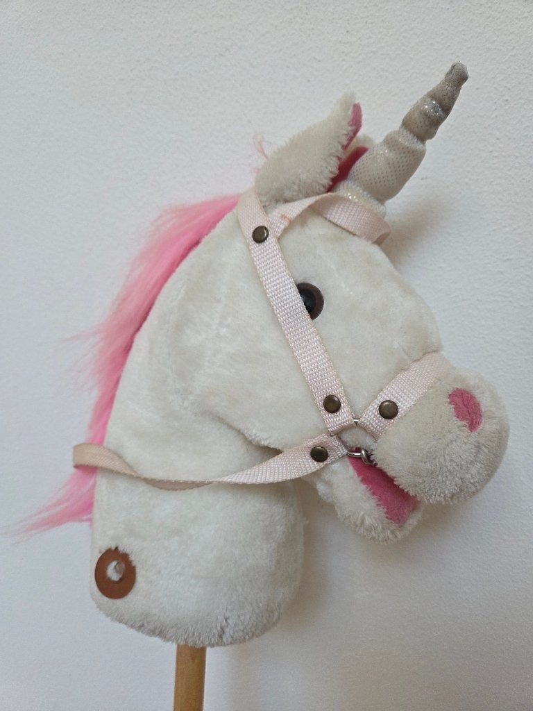 Eenhoorn stokpaard hobby horse, Ophalen, Gebruikt