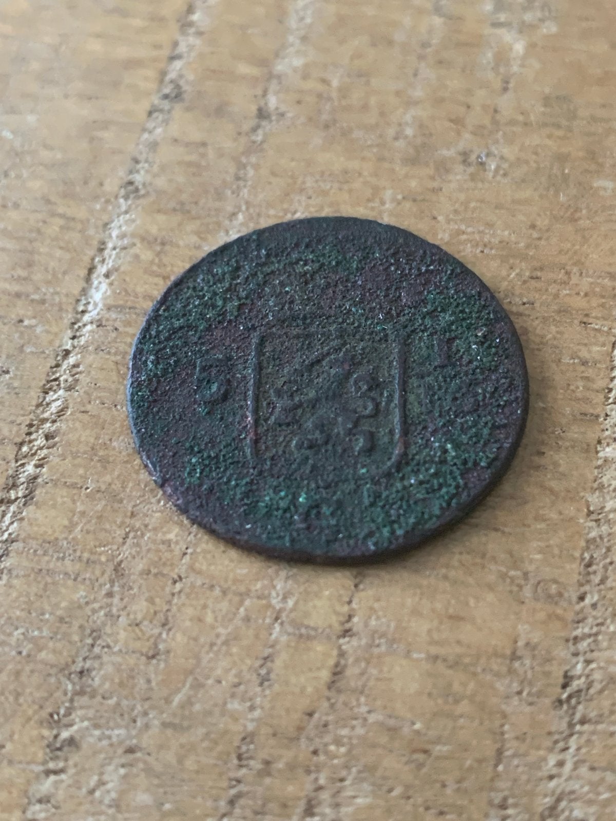 Munt nr. 2 Historische 5/16 G munt 1808 - India Batav, Postzegels en Munten, Munten | Nederland, Ophalen, Vóór koninkrijk, Overige waardes