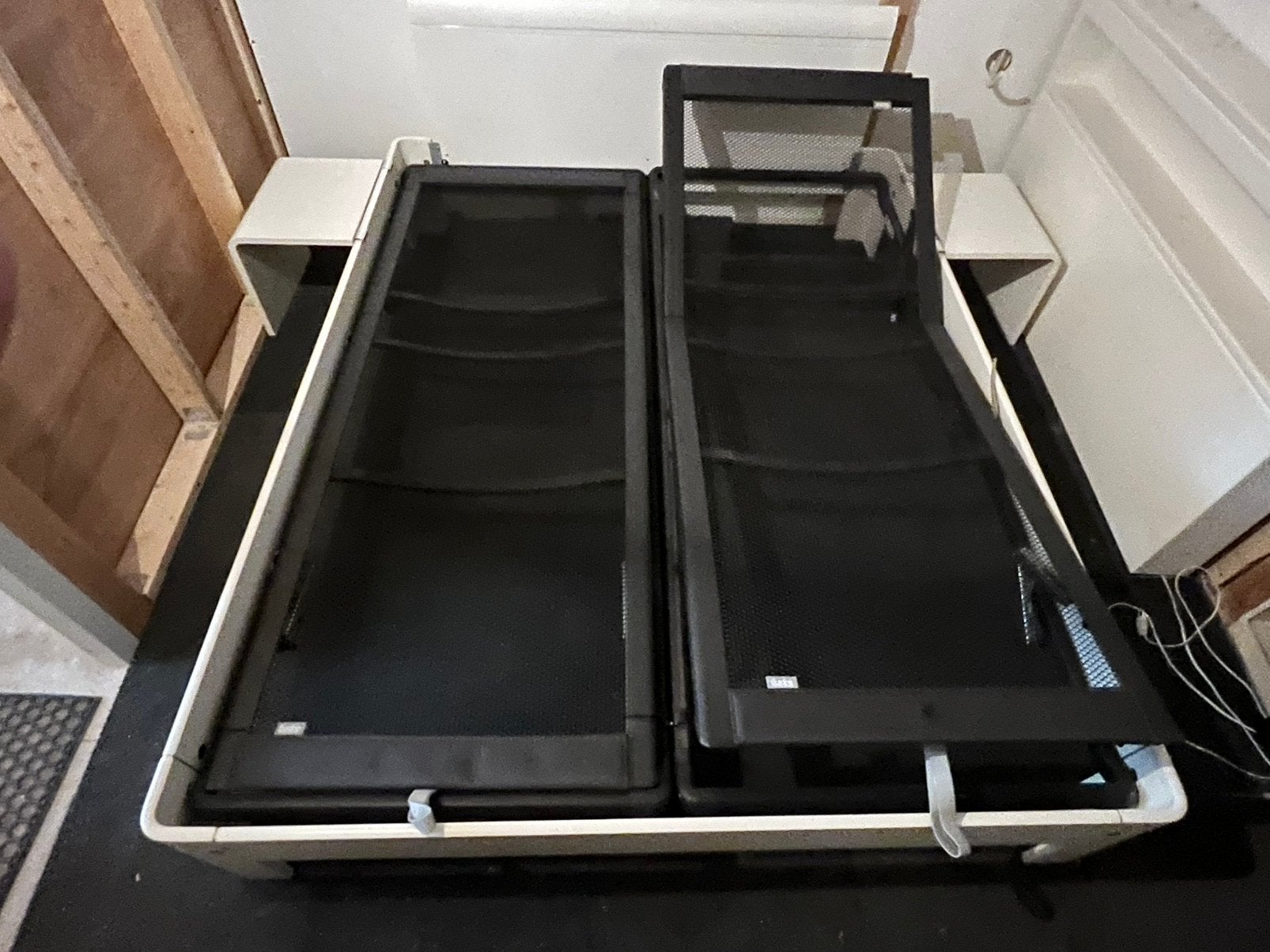 Complete Auping Auronde 160 x 200 cm - mooi met hoofdbord, Huis en Inrichting, Slaapkamer | Bedden, Ophalen, Gebruikt, Tweepersoons