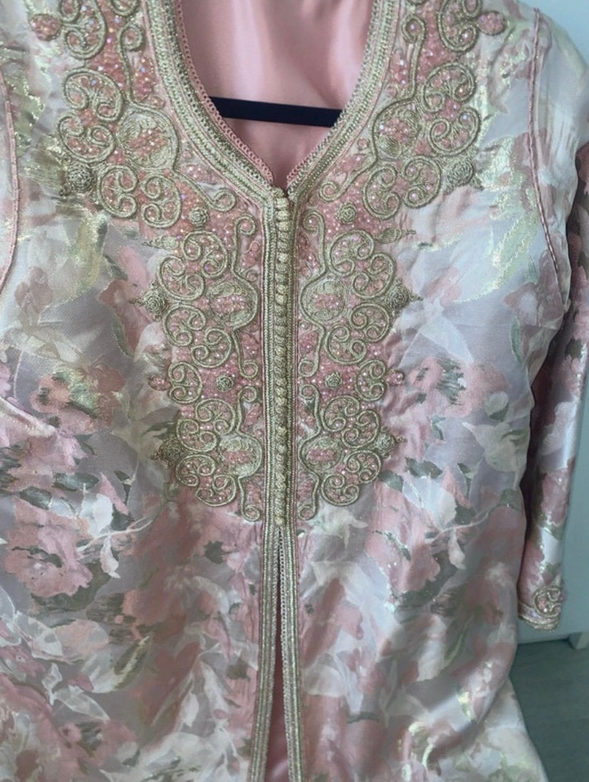 Roze marokkaanse kaftan, Ophalen of Verzenden, Zo goed als nieuw, Roze, Overige typen