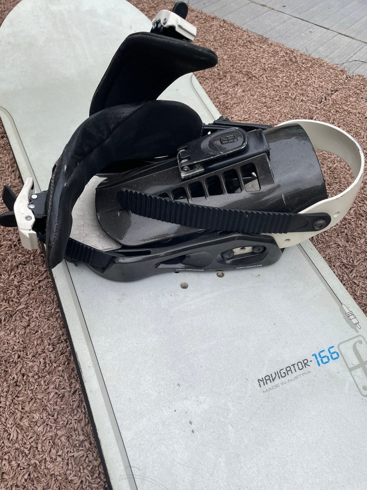 Snowboard set: Forum Navigator 166 met bindingen en tas, Overige merken, 140 tot 160 cm, Gebruikt, Overige typen