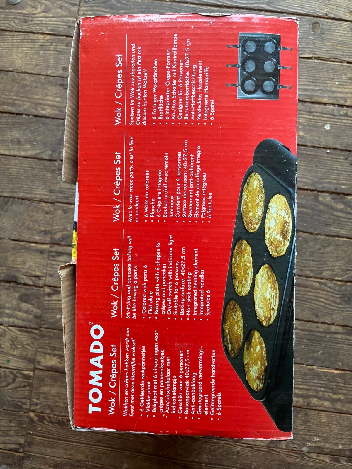 Tomado Wok / Crêpes Set - Nieuw in doos, Ophalen, Nieuw