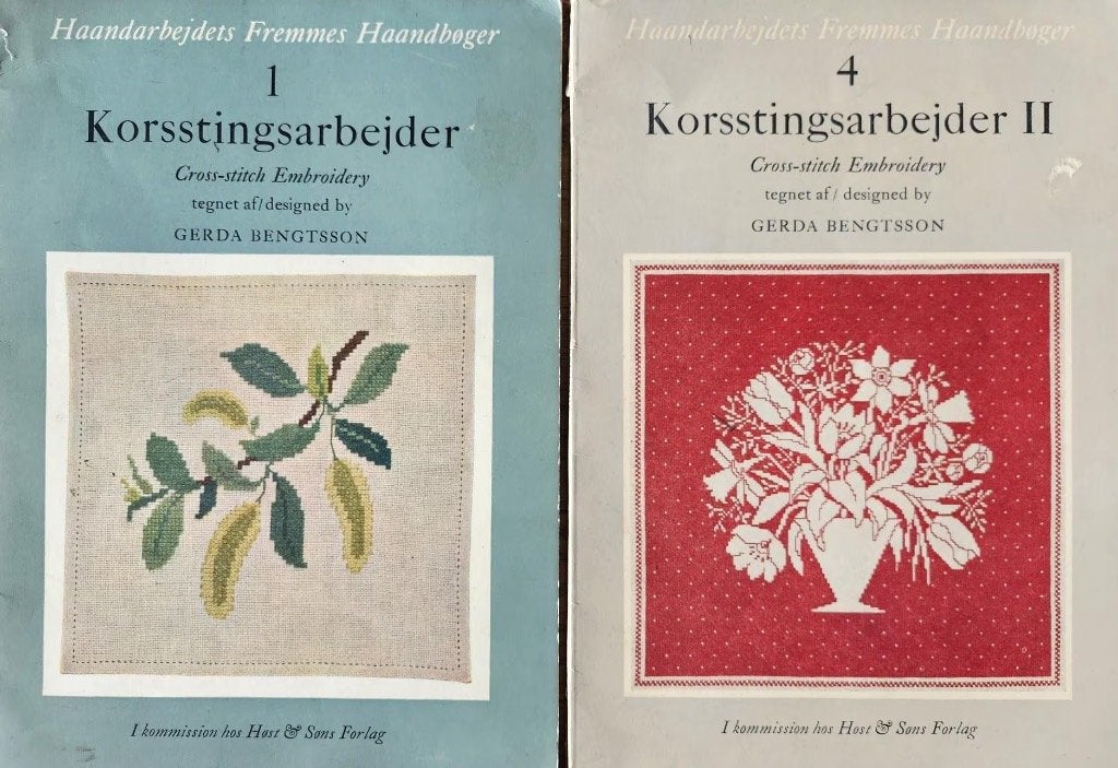 Korsstingsarbejder - Gerda Bengtsson, Ophalen of Verzenden, Handborduren, Patroon