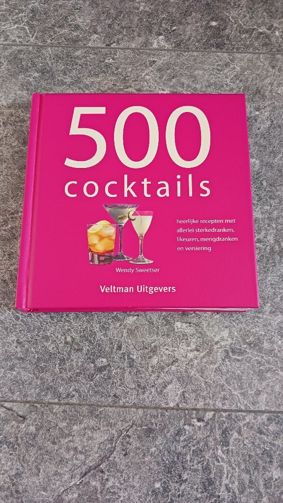 kookboek 500 cocktails, Boeken, Kookboeken, Ophalen of Verzenden, Gelezen