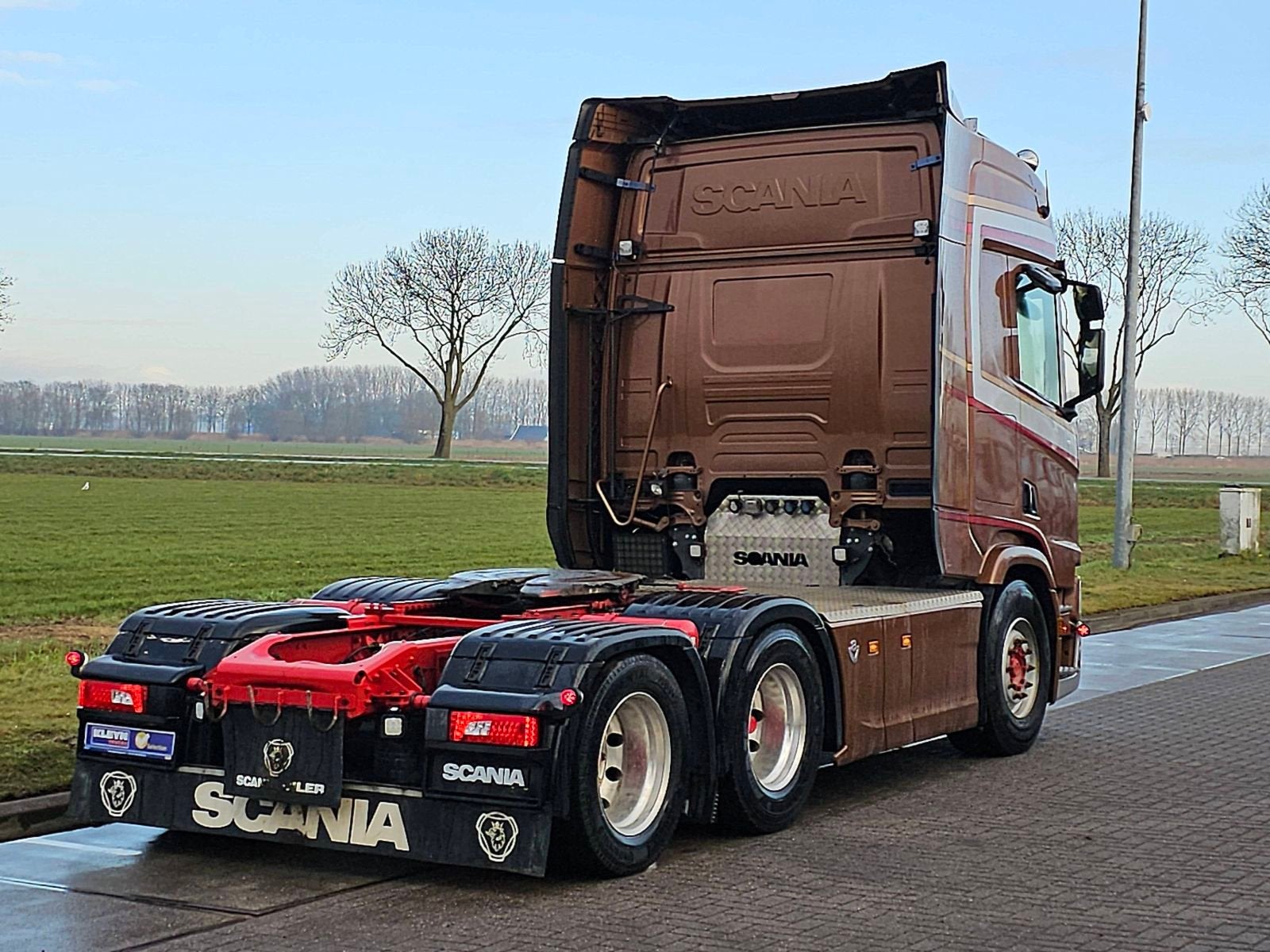 SCANIA R580 6x2 nb led leather, Auto's, Vrachtwagens, Automaat, Euro 6, Bedrijf, Diesel