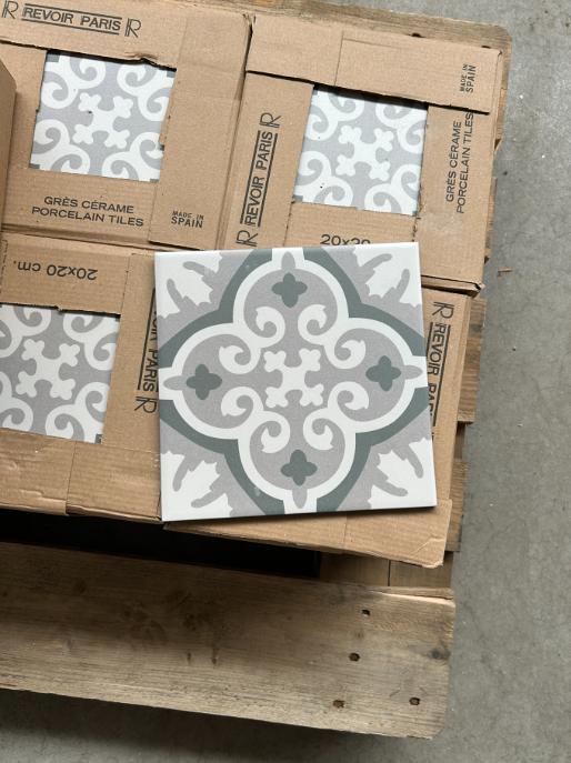 Vloertegels 20x20 cm 14m² €65 per m2, Ophalen, Keramiek, Nieuw, 20 tot 40 cm