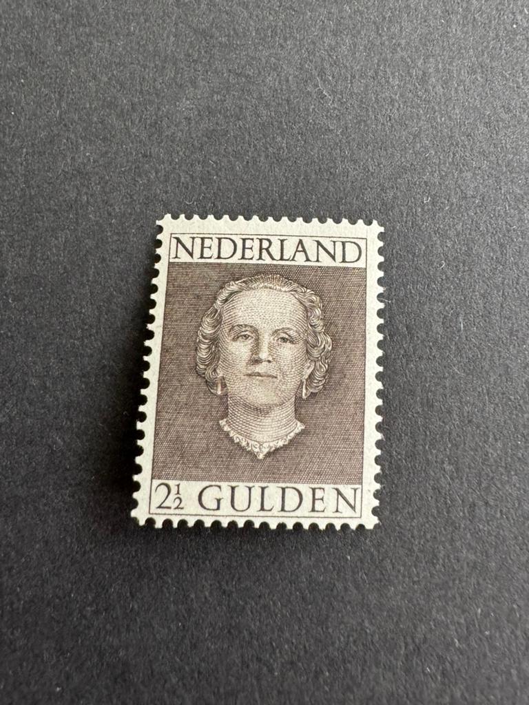 1949 Kon Juliana en face NVPH nr 535 postfris, Postzegels en Munten, Postzegels | Nederland, Verzenden, Na 1940, Postfris