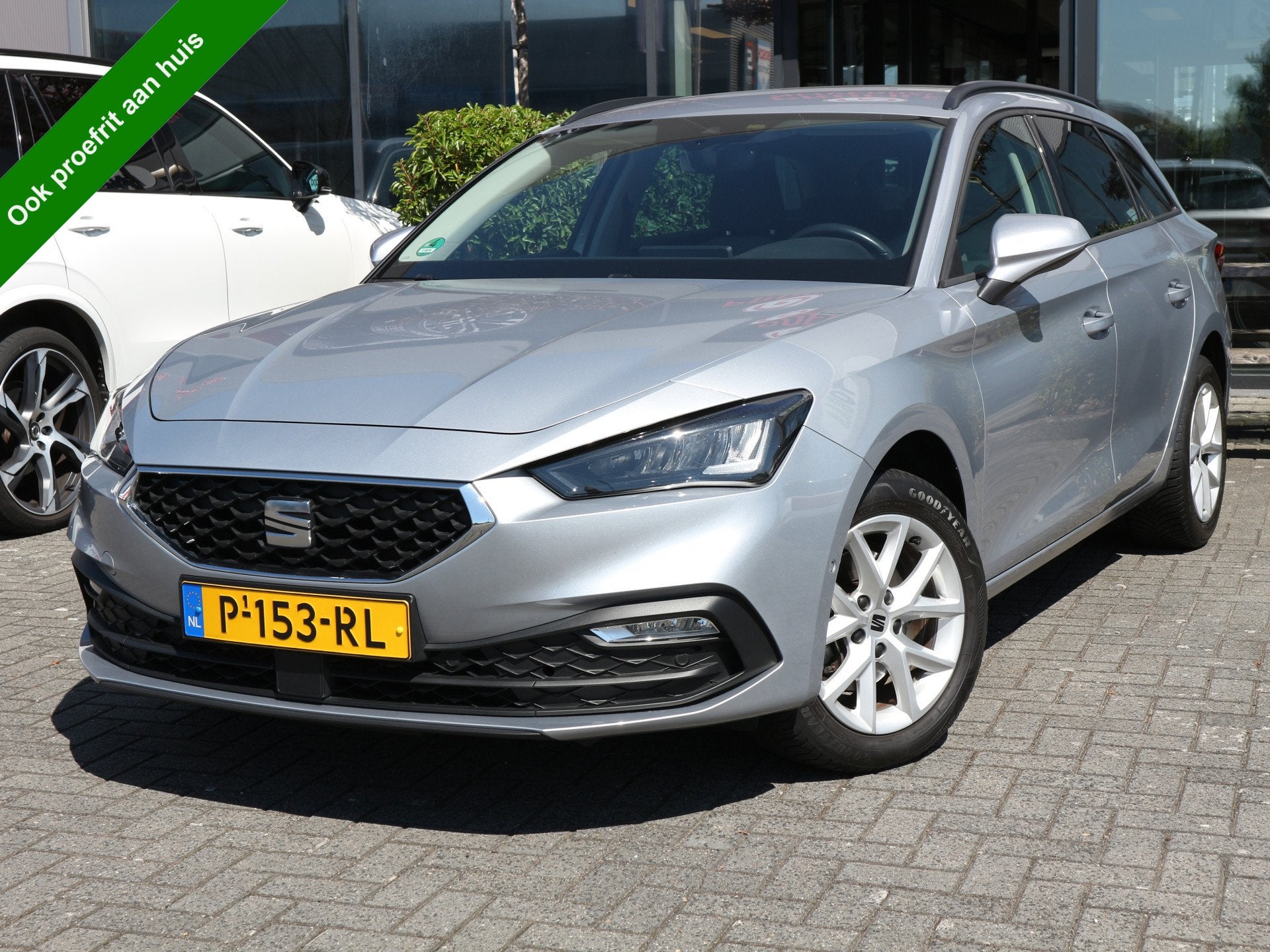 SEAT Leon Sportstourer 1.0 TSI Style Business VIRTUAL CLIMA, Dealer onderhouden, Stof, Gebruikt, Leon