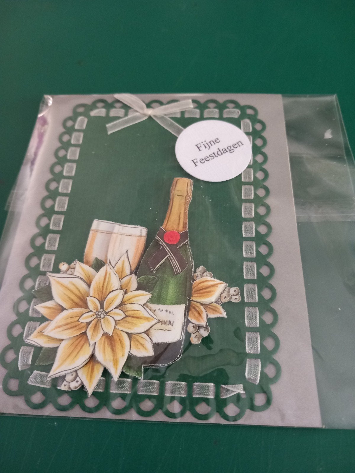 oplegsetjes KERST stans met lint,p stuk, Ophalen of Verzenden, Zo goed als nieuw, Kerst