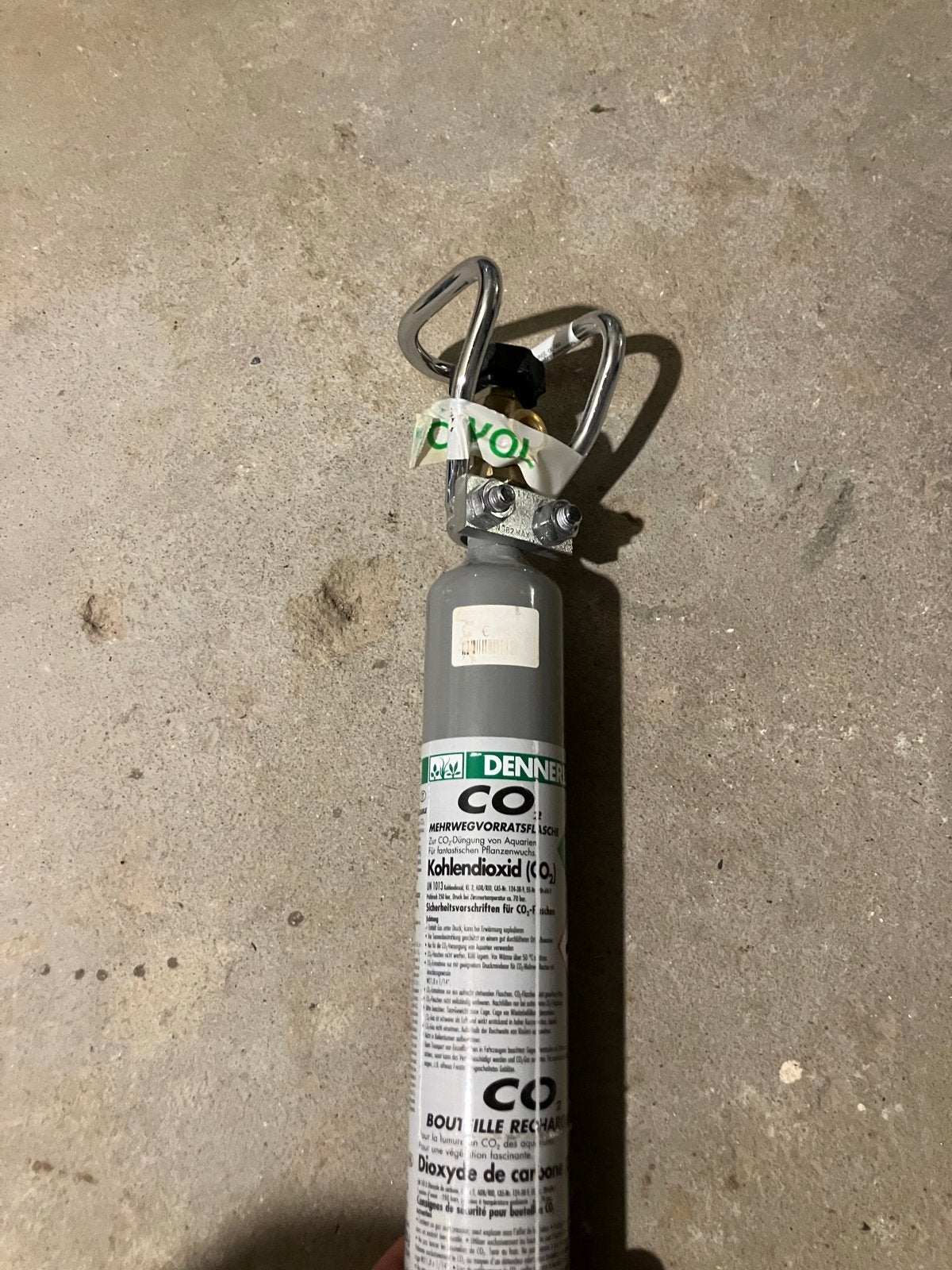 Dennerle Co2 Hervulbare Fles 500 G, Ophalen of Verzenden, Nieuw