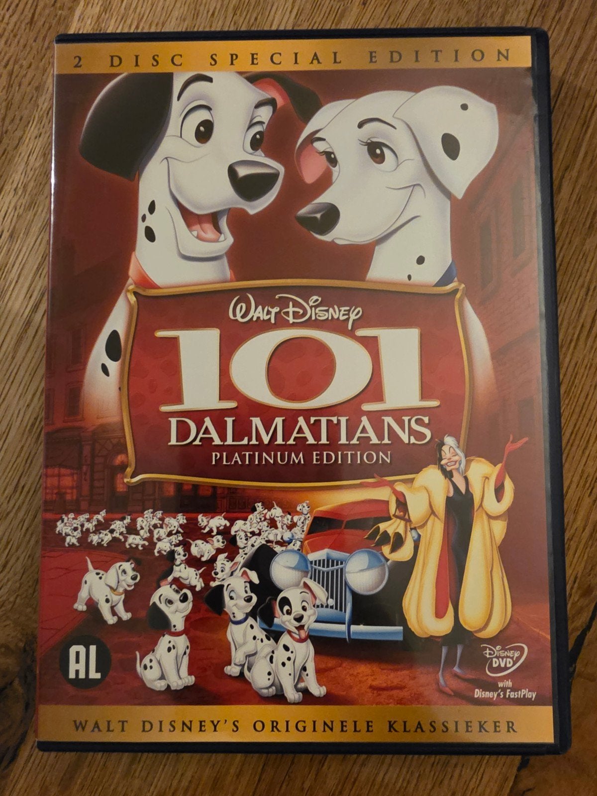 Disney 101 dalmatiers, Alle leeftijden, Ophalen of Verzenden, Zo goed als nieuw, Amerikaans