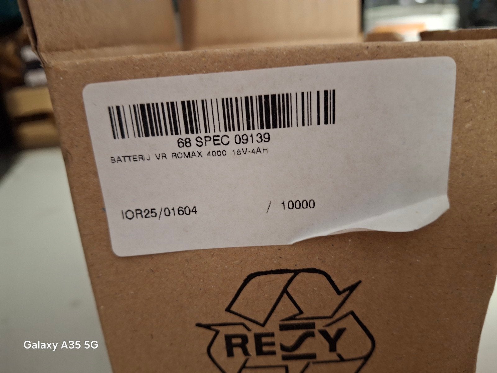 ROTHENBERGER 4.0 Ah 18 V Li-Power Accu - Nieuw in doos, Ophalen of Verzenden, Nieuw, Overige merken, Overige typen