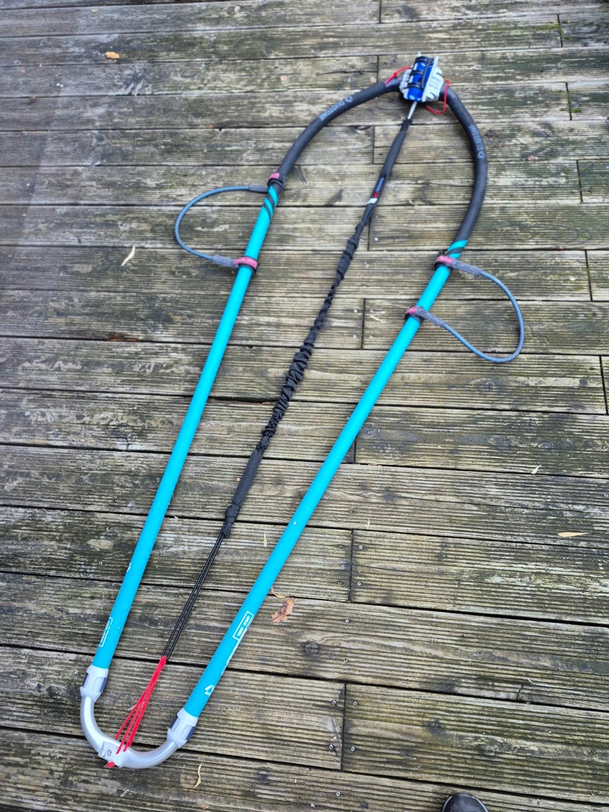Windsurfgiek Duotone Black series freeride, Watersport en Boten, Ophalen, Gebruikt, Zeil