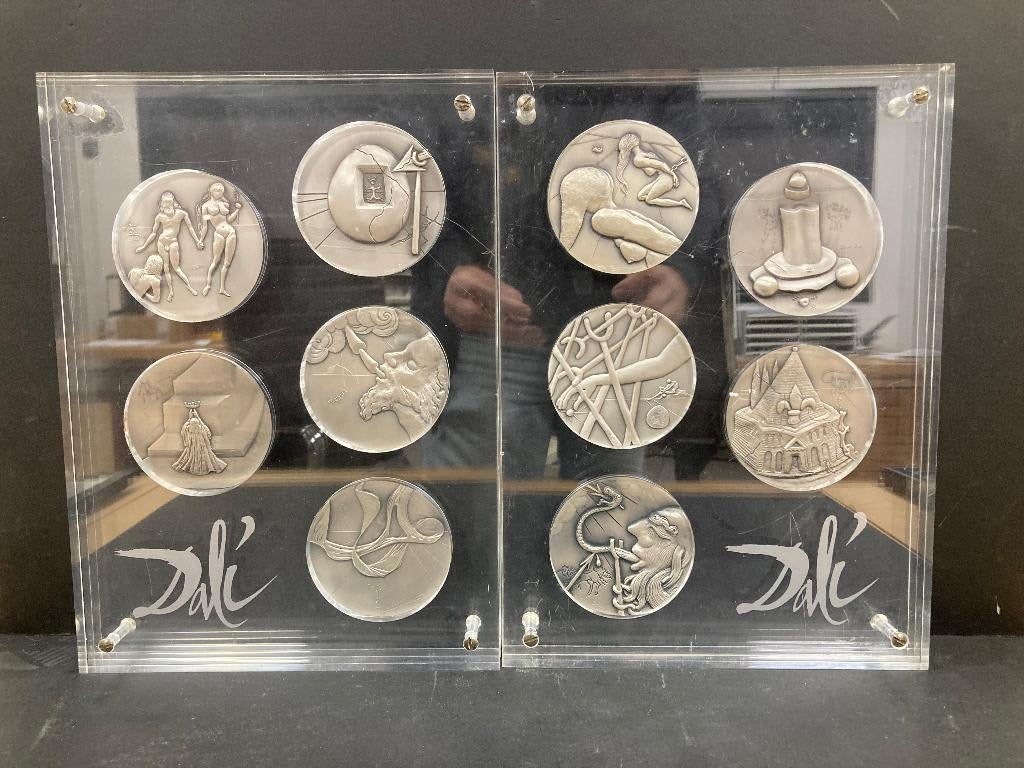 Salvador Dali - 999.9 zilver - 4,56 kilo - De tien geboden, Ophalen of Verzenden, Zilver