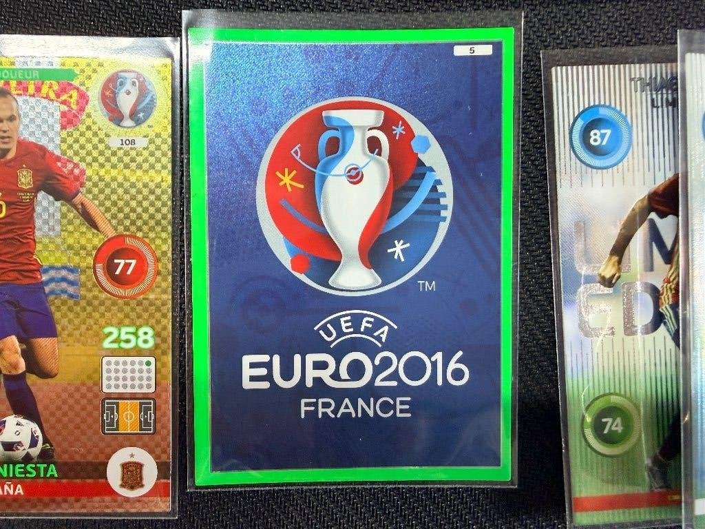 panini eufa trading card game 2016, Verzenden, Zo goed als nieuw, Meerdere kaarten