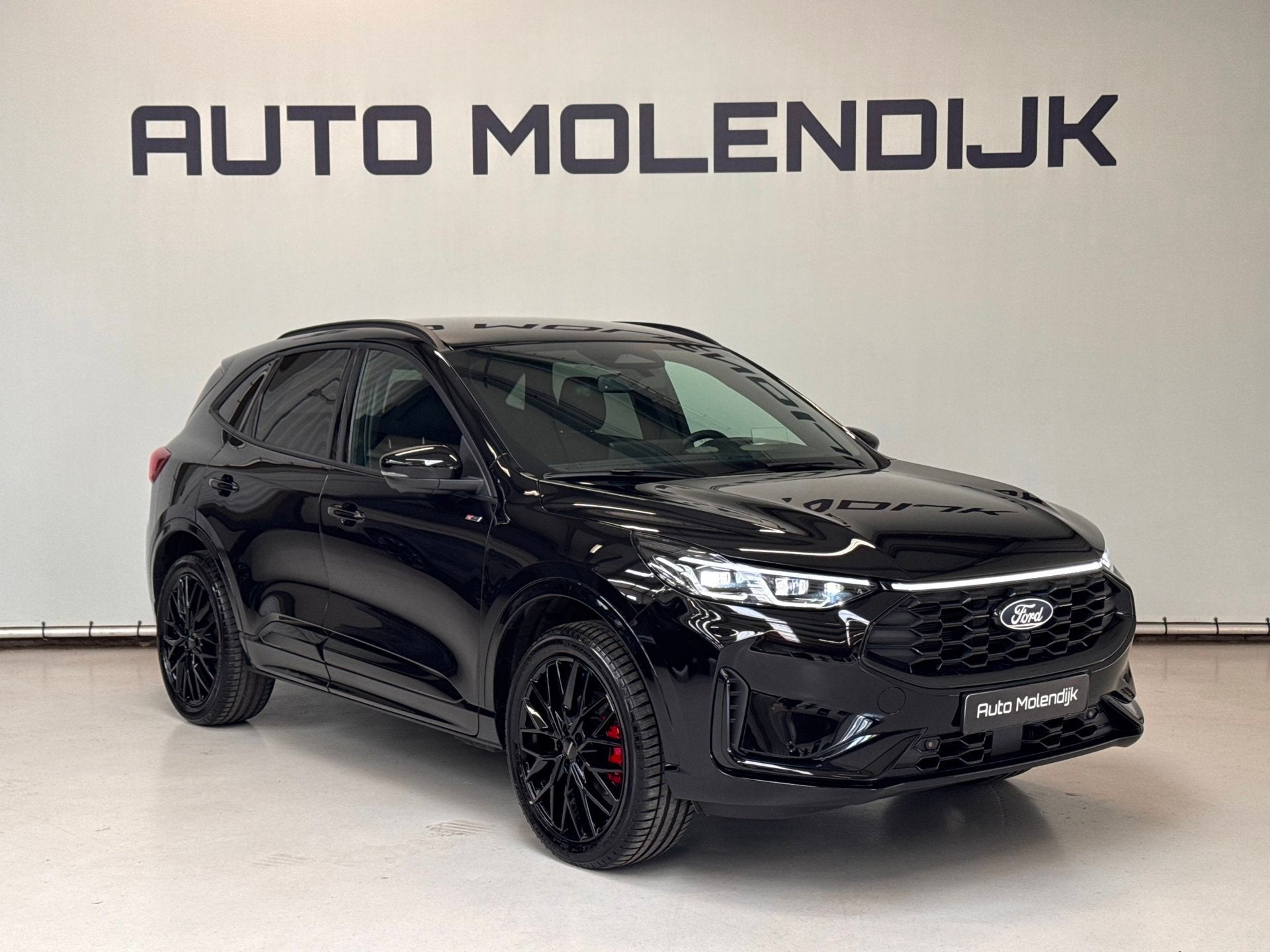 Ford Kuga 2.5 PHEV ST-Line X / Pano / el trhaak / Alcant / B, Auto's, Gebruikt, 4 cilinders, Zwart, Bedrijf
