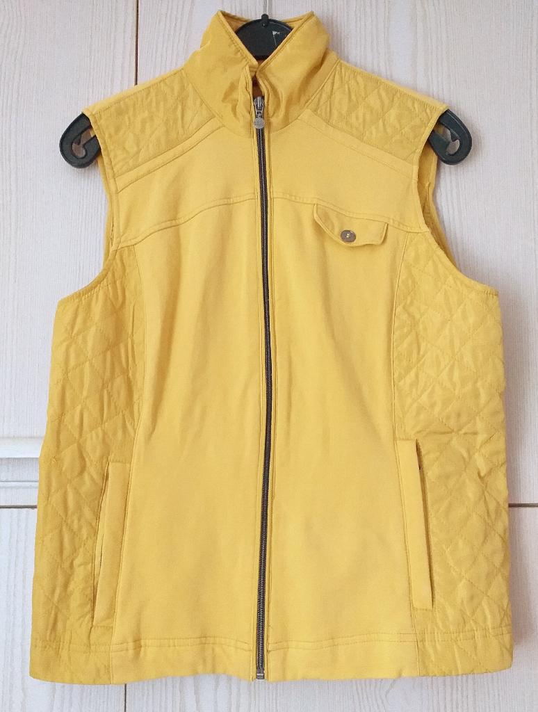 Bodywarmer, Roberto Sarto, mt 40, Maat 38/40 (M), Geel, Ophalen of Verzenden, Gedragen