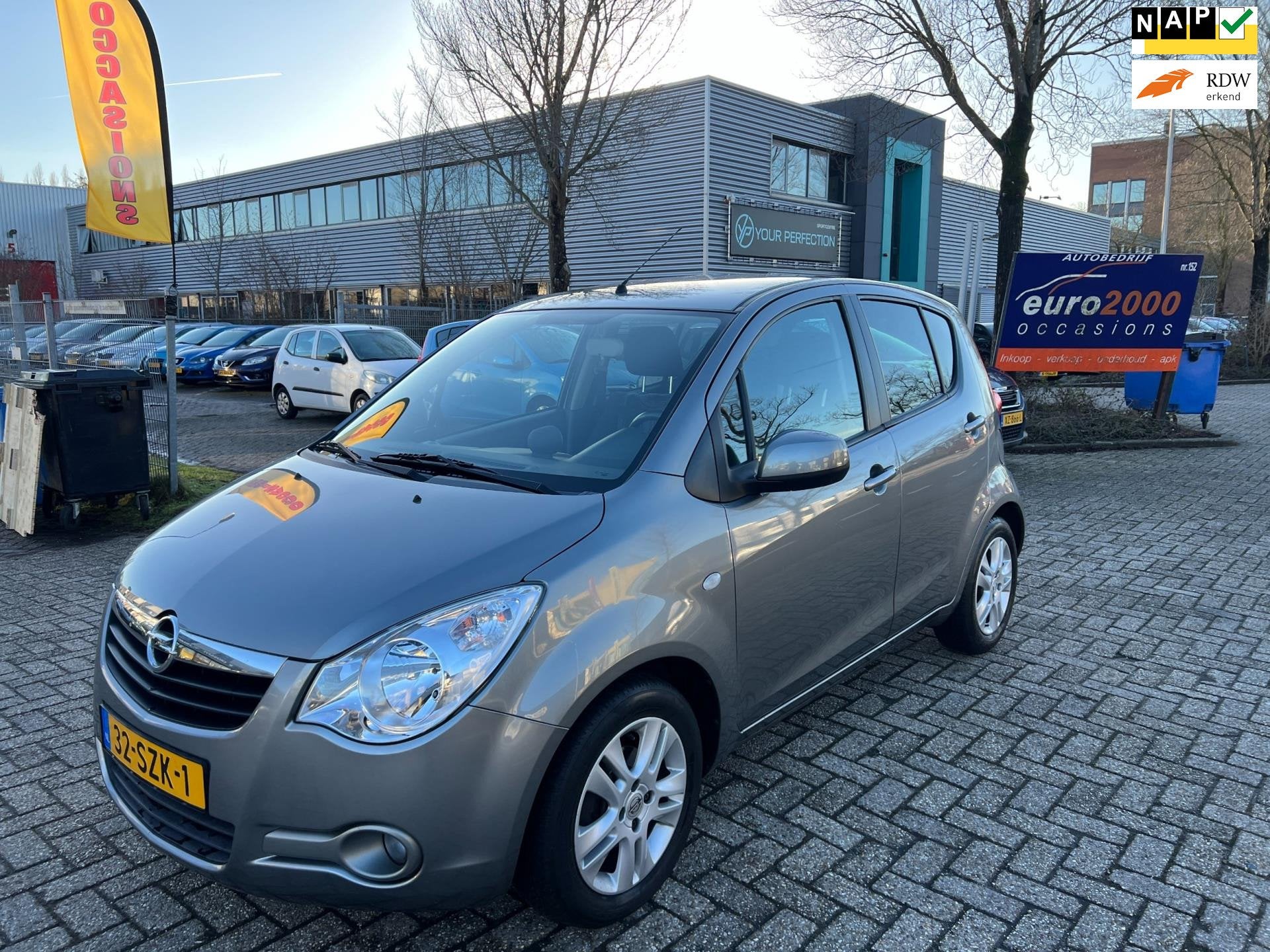 Opel Agila 1.0 Edition - AIRCO - NETTE STAAT - 105.000KM NAP, Auto's, Euro 5, Stof, Gebruikt, 31 €/maand