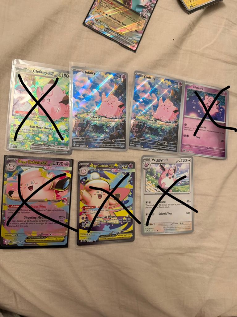 Pokémon Clefairy, Hobby en Vrije tijd, Verzamelkaartspellen | Pokémon, Ophalen of Verzenden, Gebruikt, Meerdere kaarten