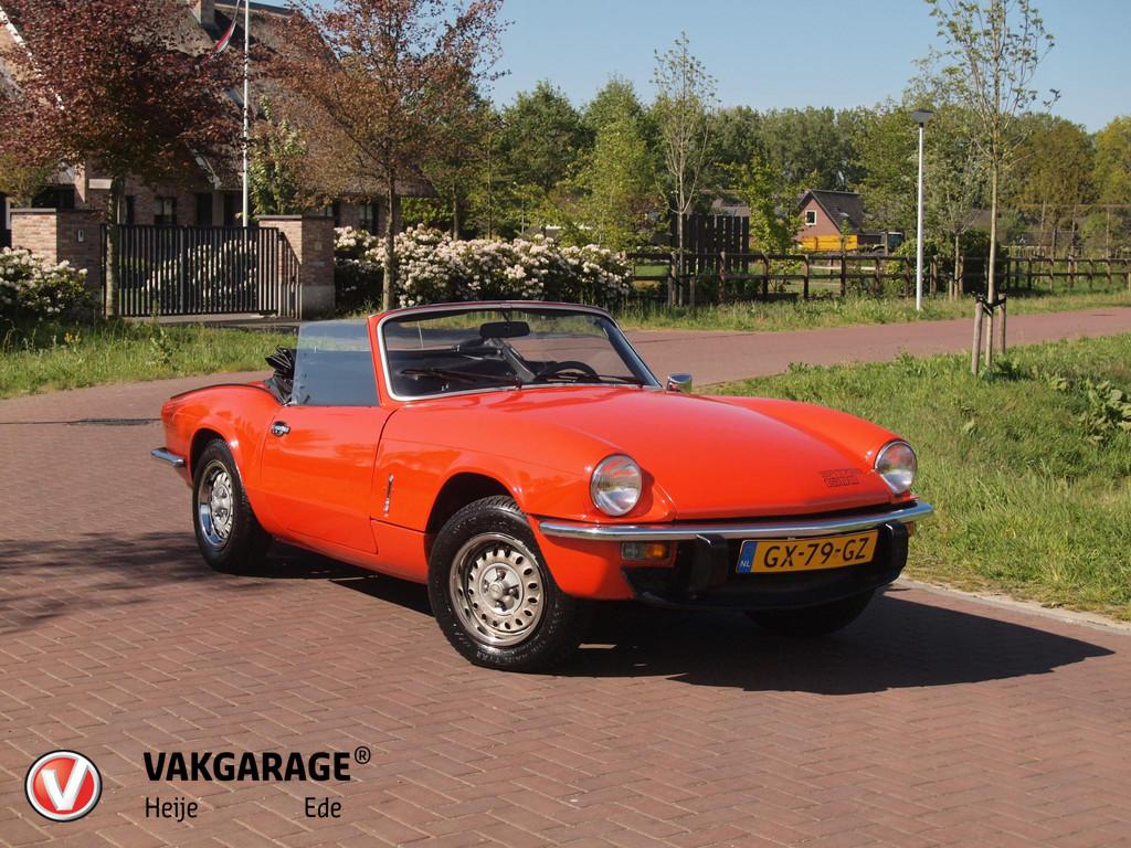 Triumph Spitfire 1500 Soft Top | Nederlandse auto | Zeer net, Auto's, Triumph, Gebruikt, 4 cilinders, Cabriolet, Origineel Nederlands