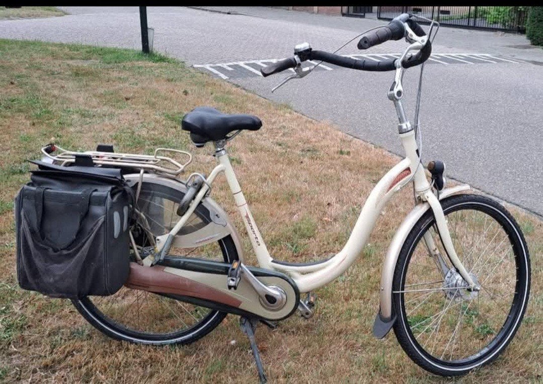 Sparta Amazone Trendy damesfiets met lage instap, Ophalen, Terugtraprem, Sparta, 53 tot 56 cm