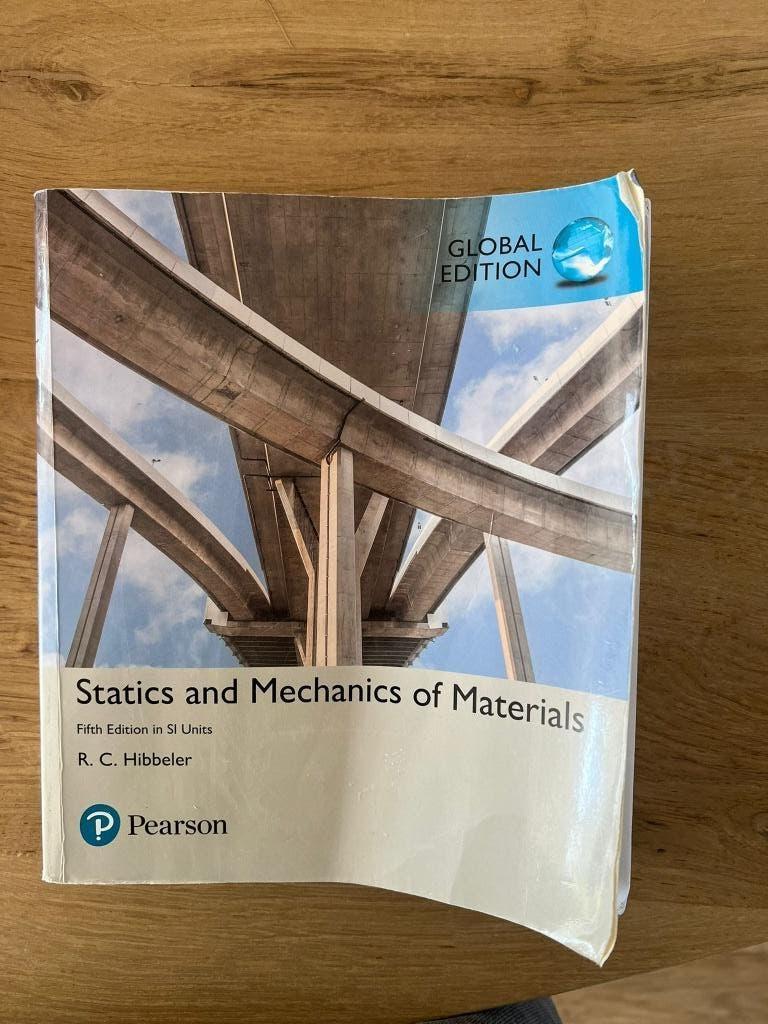 Statics and Mechanics of Materials (5th Edition), R.C. Hibbeler, WO, Beta, Ophalen
