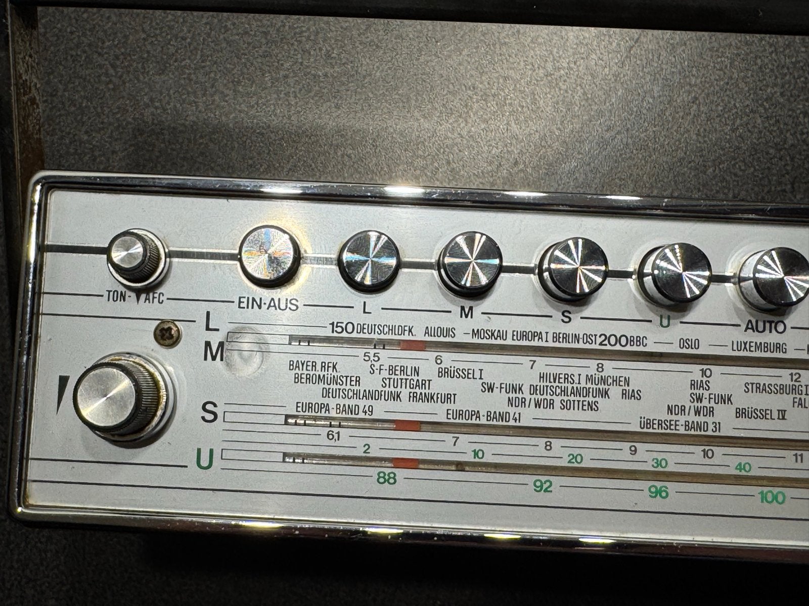 Nordmende Goldene 20 All-Step Transistorradio Vintage, Ophalen, Gebruikt, Transistorradio
