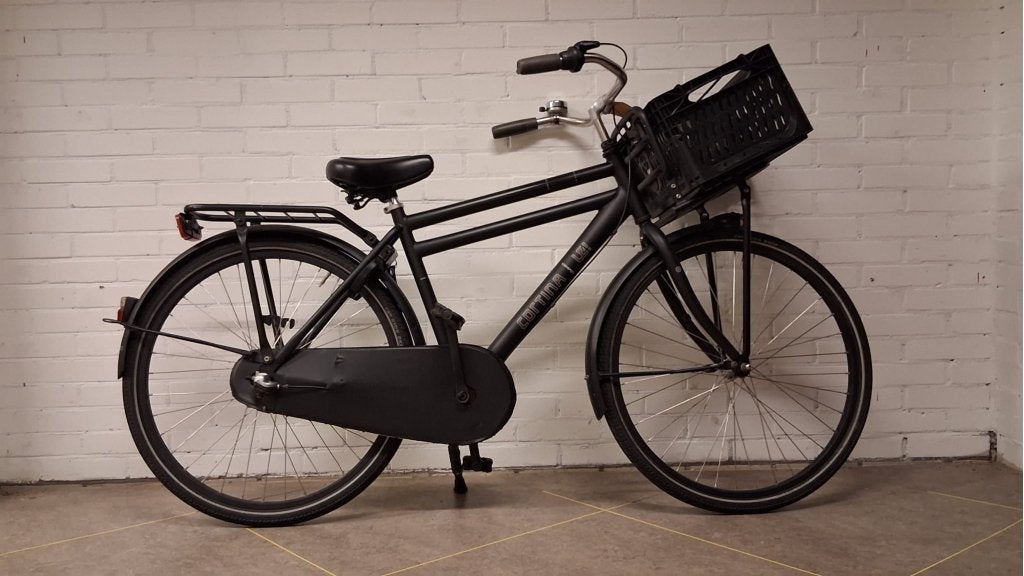 Cortina U4 26/46 3v Transportfiets Jongensfiets Mat Zwart, Terugtraprem, Ravensburgstraat 8, Versnellingen, Zo goed als nieuw