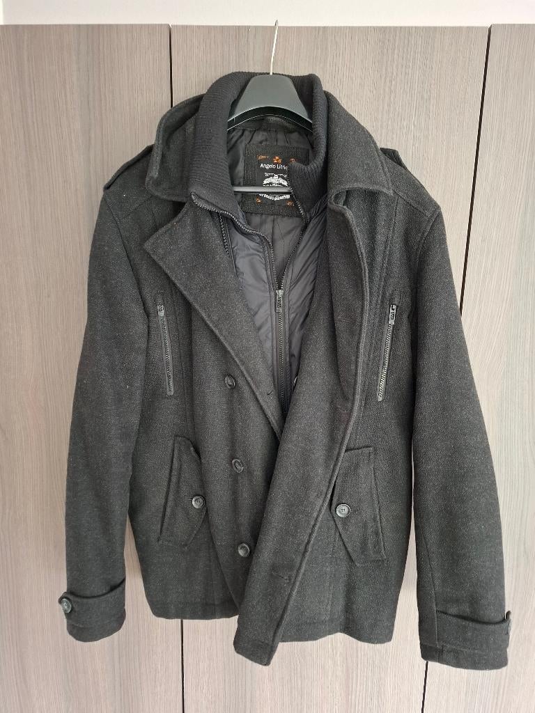 Winterjas merk Angelo Litrico, Verzenden, Gedragen, Maat 56/58 (XL), Zwart