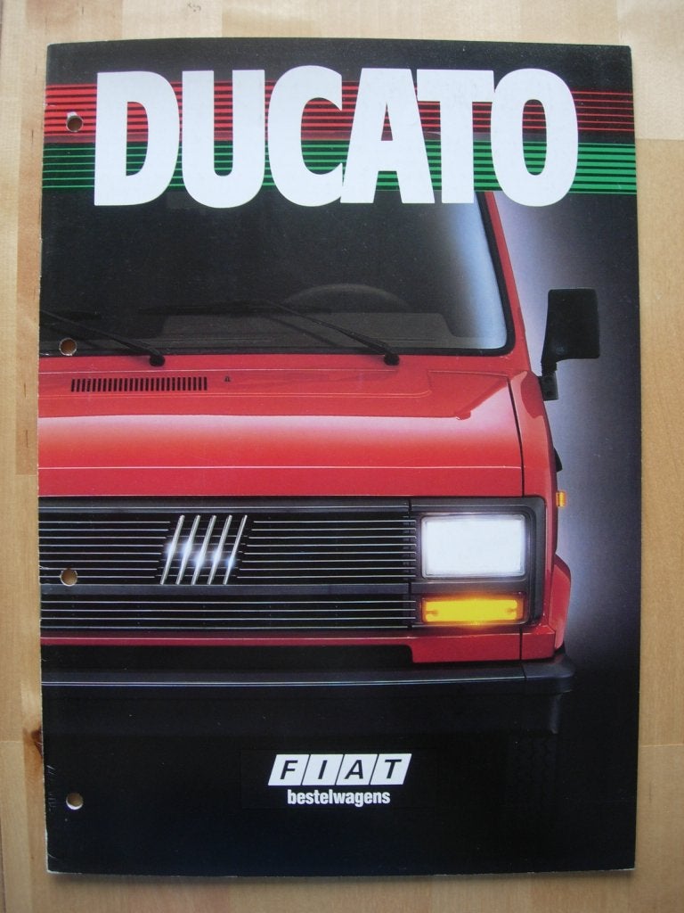 Fiat Ducato Brochure 1988, Ophalen of Verzenden, Zo goed als nieuw, Overige merken, Fiat
