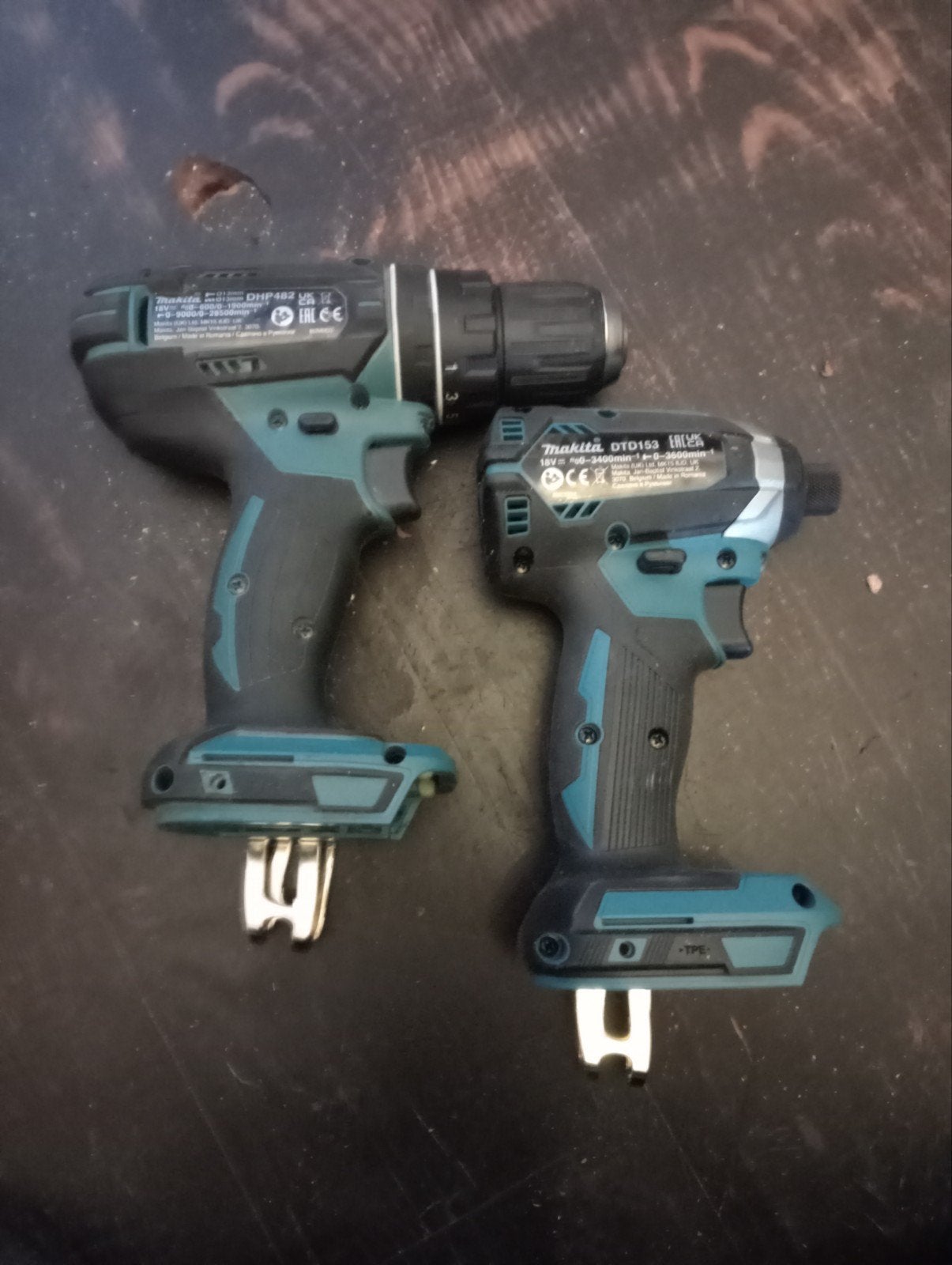 Makita DHP482 en DTD152 Boor- en Schroefmachine Set, Doe-het-zelf en Verbouw, Gereedschap | Boormachines, Verzenden, Zo goed als nieuw