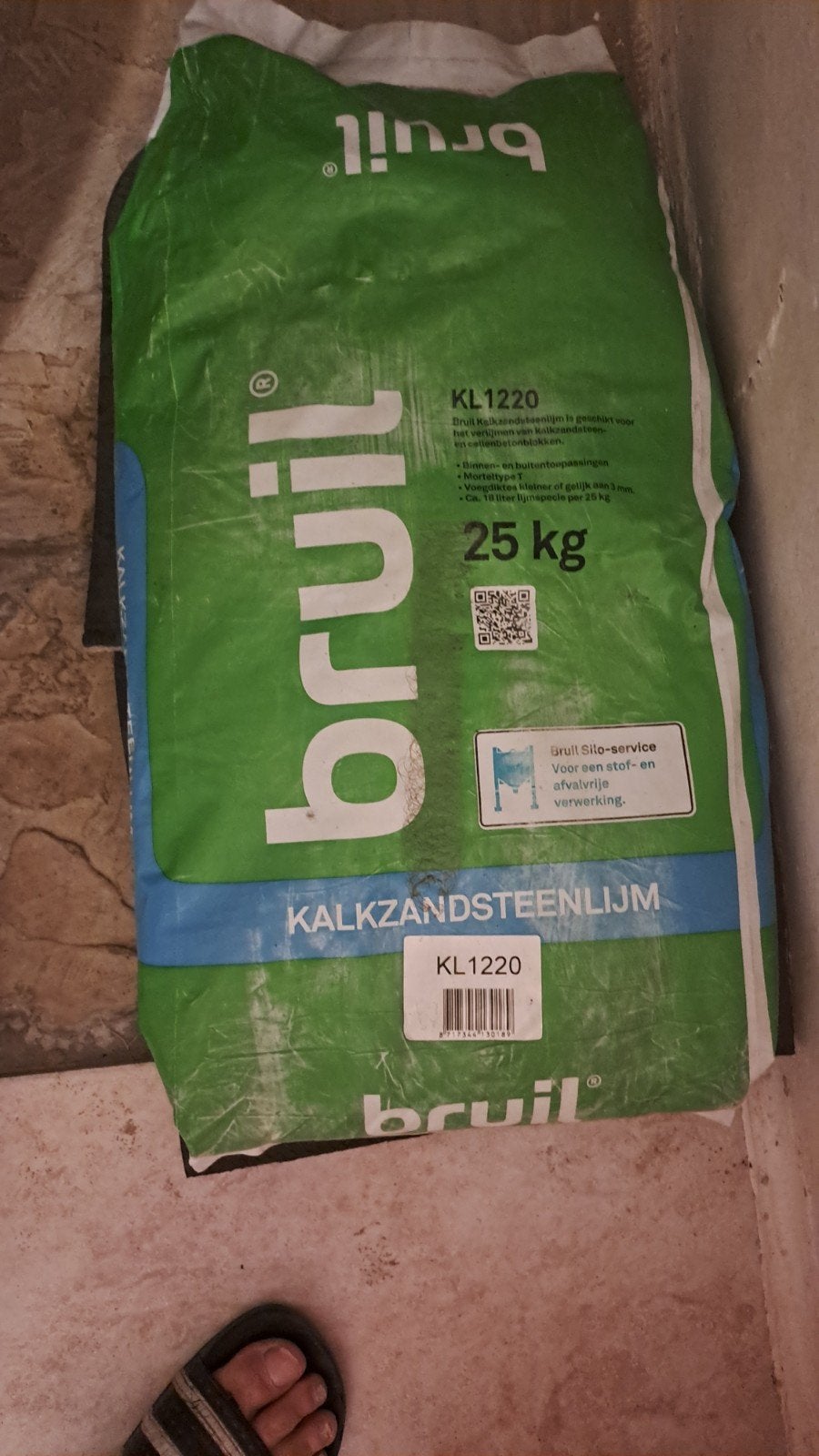 Blokkenlijm.voor kalkzandstenen, Doe-het-zelf en Verbouw, Metselstenen, Ophalen of Verzenden
