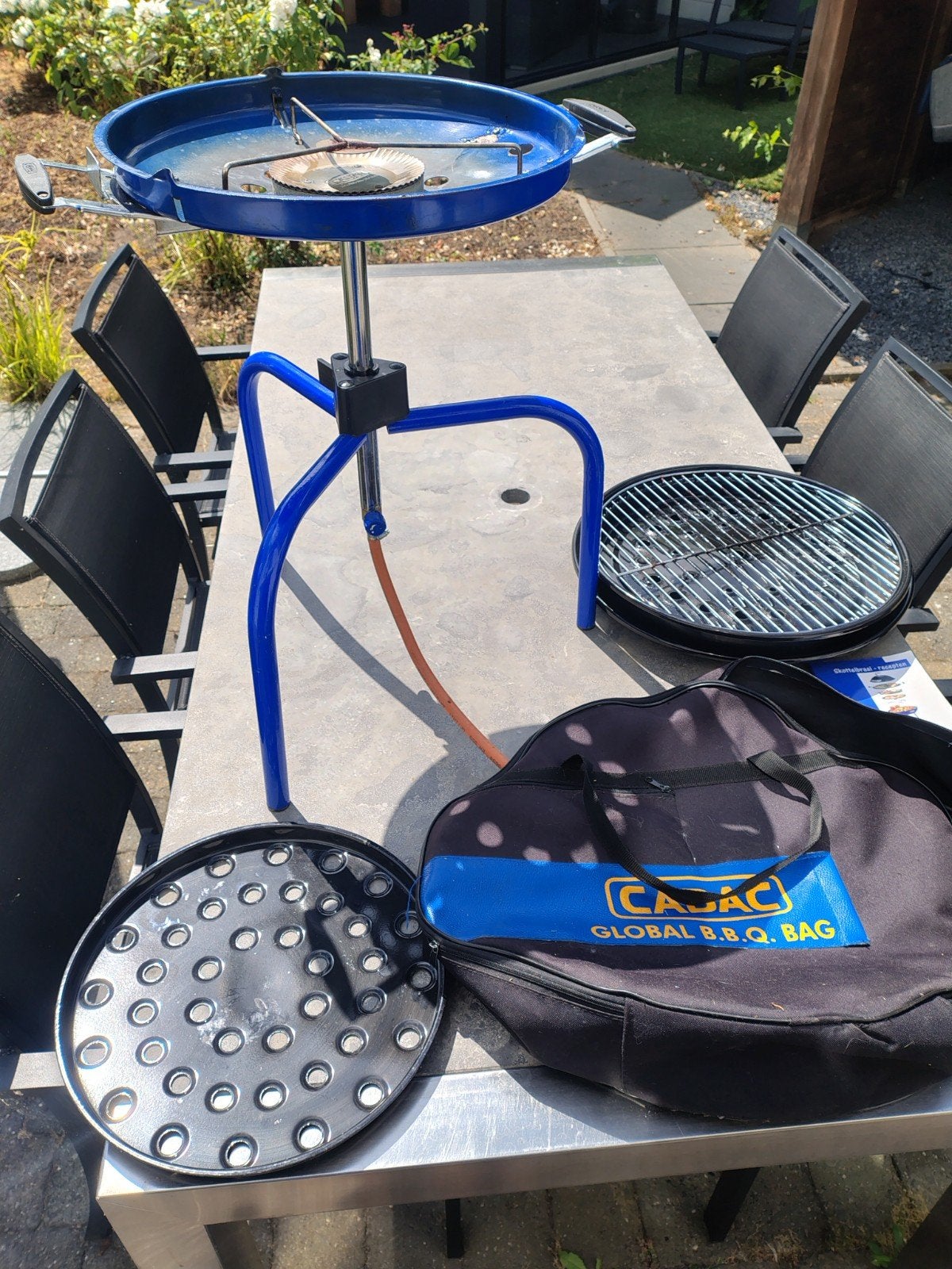 Cadac Global BBQ Skottelbraai met tas en accessoires, Ophalen, Gebruikt